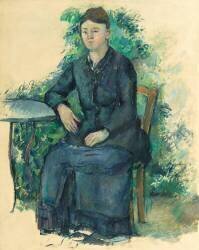 Madame Cézanne au jardin (Paul Cézanne) - Muzeo.com