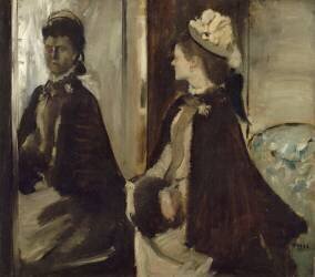Madame Jeantaud au miroir (Edgar Degas) - Muzeo.com