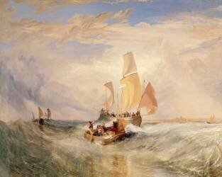 Passagers montant à bord (Joseph Mallord William Turner) - Muzeo.com