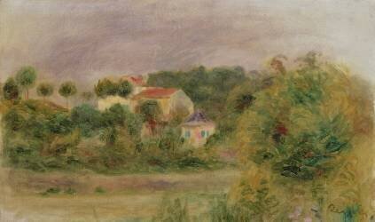 Maisons dans le parc (Auguste Renoir) - Muzeo.com