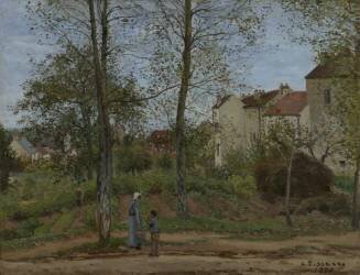 Maisons à Bougival (Camille Pissarro) - Muzeo.com