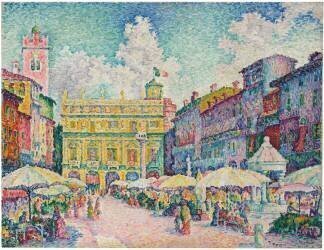 Marché de Vérone (Paul Signac) - Muzeo.com
