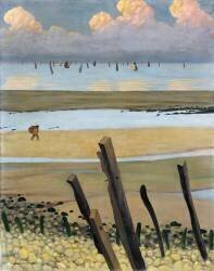 Marée basse à Villerville (Félix Vallotton) - Muzeo.com