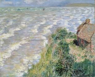 Marée montante à Pourville (Claude Monet) - Muzeo.com