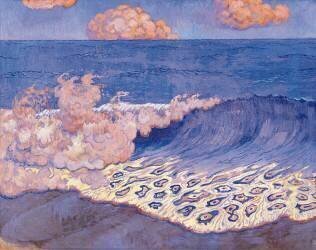 Marine bleue. Effet de vagues (Georges Lacombe) - Muzeo.com