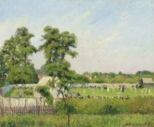 Match de cricket à Bedford Park (Camille Pissarro) - Muzeo.com
