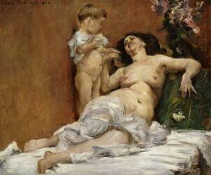 Mère et enfant (Lovis Corinth) - Muzeo.com
