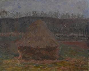 Meule de foin à Giverny (Claude Monet) - Muzeo.com