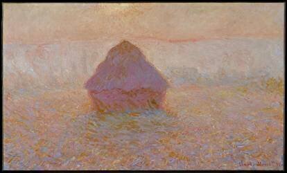 Meule de paille au coucher du soleil (Claude Monet) - Muzeo.com