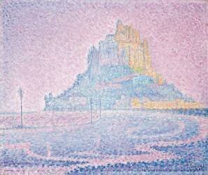 Mont Saint-Michel, Brouillard et Soleil (Paul Signac) - Muzeo.com