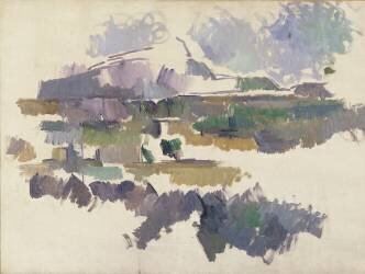 Montagne Sainte-Victoire (Paul Cézanne) - Muzeo.com
