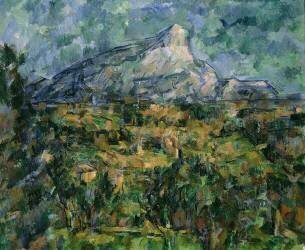 Montagne Sainte-Victoire (Paul Cézanne) - Muzeo.com