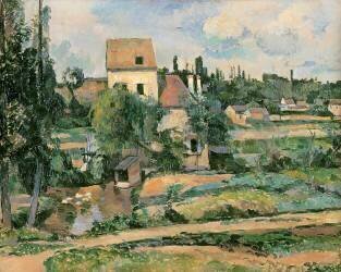 Moulin de la Couleuvre à Pontoise (Paul Cézanne) - Muzeo.com