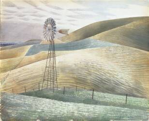 Moulin à vent (Eric Ravilious) - Muzeo.com