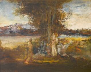 Muse et poète (Gustave Moreau) - Muzeo.com