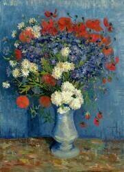 Nature morte : vase avec bleuets et coquelicots (Vincent van Gogh) - Muzeo.com