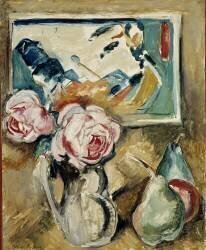 Nature morte au fauve sur le tableau « Le champ de coquelicots » (Achille Emile Othon Friesz) - Muzeo.com