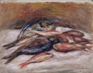 Nature morte aux poissons (Auguste Renoir) - Muzeo.com