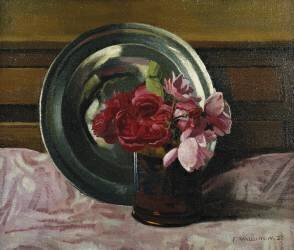 Nature morte aux roses (Félix Vallotton) - Muzeo.com