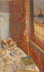 Nature morte avec bateaux à travers de la fenêtre (Pierre Bonnard) - Muzeo.com
