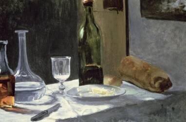 Nature morte avec des bouteilles (Claude Monet) - Muzeo.com