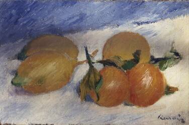 Nature morte avec des citrons et des oranges (Auguste Renoir) - Muzeo.com