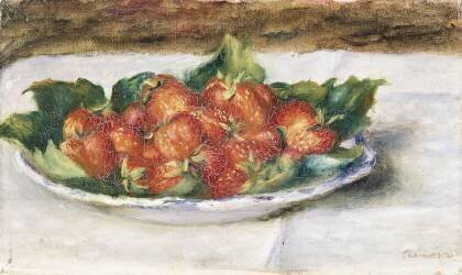 Nature morte avec des fraises (Auguste Renoir) - Muzeo.com
