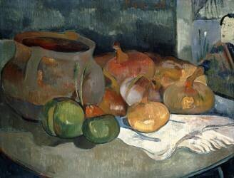 Nature morte avec Calebasses (Paul Gauguin) - Muzeo.com
