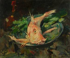 Nature morte à la raie (Alexis Korovine) - Muzeo.com