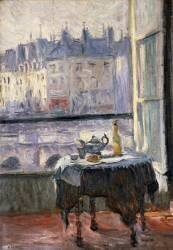 Nature morte à une fenêtre ouverte (Achille Emile Othon Friesz) - Muzeo.com