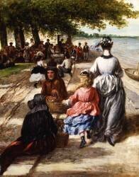 Près de la plage (William James Webb) - Muzeo.com