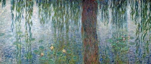 Nénuphars : matin avec des saules pleureurs (Claude Monet) - Muzeo.com