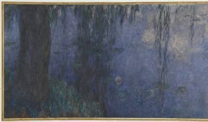 Nénuphars : matin avec des saules pleureurs (Claude Monet) - Muzeo.com
