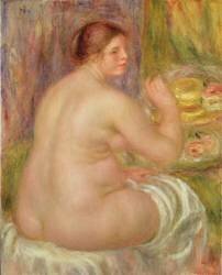 Nu assis (Auguste Renoir) - Muzeo.com