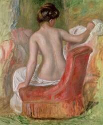 Nu dans un fauteuil (Auguste Renoir) - Muzeo.com