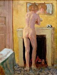 Nu debout devant ses toilettes (Pierre Bonnard) - Muzeo.com