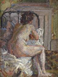 Nu sur un lit (Harold Gilman) - Muzeo.com