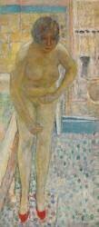 Nue avec des pantoufles rouges (Pierre Bonnard) - Muzeo.com