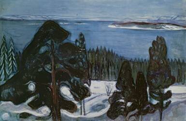 Nuit d'hiver (Edvard Munch) - Muzeo.com