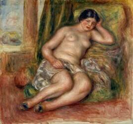 Odalisque dormant ou Odalisque aux babouches (Auguste Renoir) - Muzeo.com