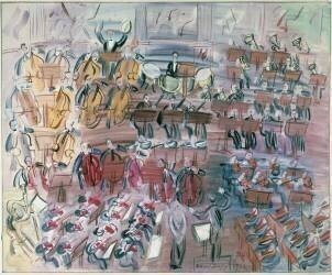Orchestre avec soliste (Raoul Dufy) - Muzeo.com