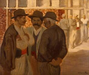 Ouvriers du bâtiment (Théophile Alexandre Steinlen) - Muzeo.com