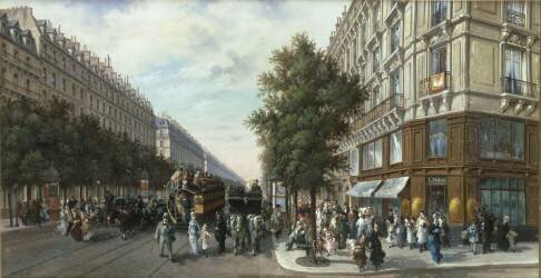 Paris, Boulevard des Italiens (B. Pafset) - Muzeo.com