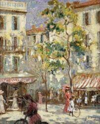 Scène de rue à Paris (Joseph Alfred Terry) - Muzeo.com