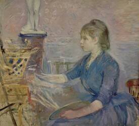 Paule Gobillard (1867-1946), peingnant (Berthe Morisot) - Muzeo.com