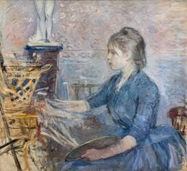 Paule Gobillard peignant (Berthe Morisot) - Muzeo.com