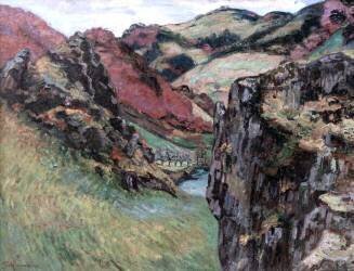 Paysage aux environs de Saint Julien des Chazes (Armand Guillaumin) - Muzeo.com