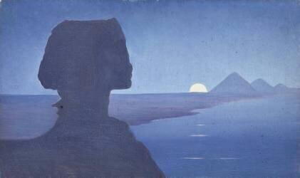 Paysage avec le sphinx (Alphonse Osbert) - Muzeo.com