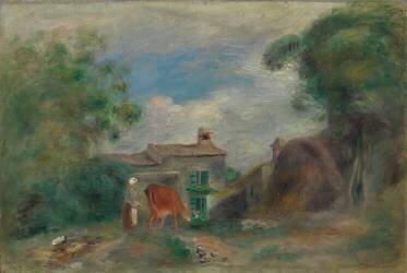 Paysage avec personnages (Auguste Renoir) - Muzeo.com