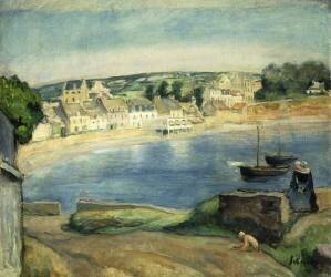 Paysage breton à Miget (Henri Lebasque) - Muzeo.com